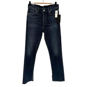 NWT Citizens of Humanity Olivia Long High Rise Slim Jeans in Night Shift | Sz 27